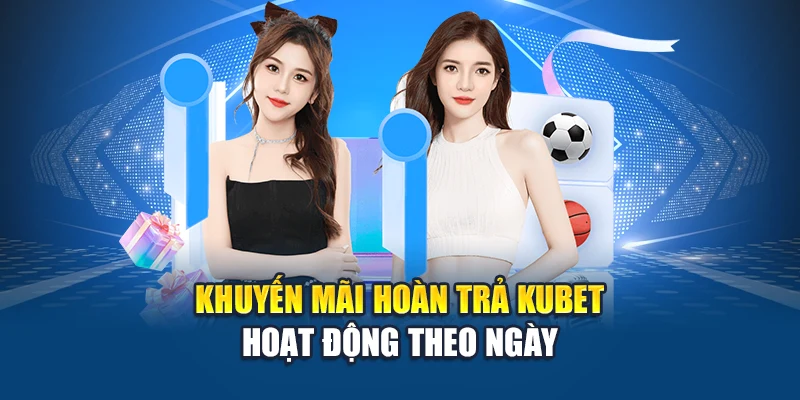 Khuyến mãi hoàn trả Kubet hoạt động theo ngày